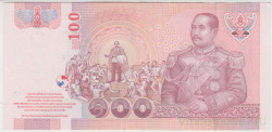 Банкнота. Тайланд. 100 батов 2005 год. Тип 114 (8).