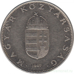 Монета. Венгрия. 10 форинтов 1997 год.