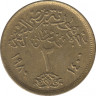 Монета. Египет. 2 пиастра 1980 год.  ав.