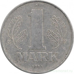 Монета. ГДР. 1 марка 1981 год.