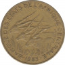 Монета. Центральноафриканский экономический и валютный союз (ВЕАС). 10 франков 1983 год. ав.