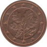 Монета. Германия. 2 цента 2012 год. (F). ав.