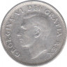Монета. Канада. 10 центов 1950 год. рев.