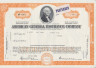 Акция. США. "AMERIGAN GENERAL INSURANCE COMPANY". 10 акций 1969 год. ав.