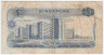 Банкнота. Сингапур. 1 доллар 1967-1972 год. Тип 1a.