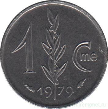 Монета. Монако. 1 сантим 1979 год.