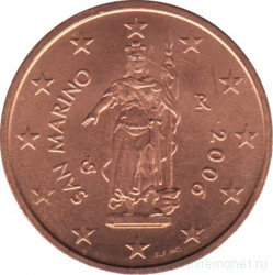 Монета. Сан-Марино. 2 цента 2006 год. 