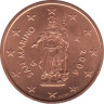  Монета. Сан-Марино. 2 цента 2006 год. ав.