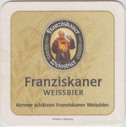 Подставка. Пиво  "Franziskaner".