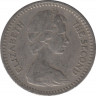 Монета. Родезия. 1 шиллинг (10 центов) 1964 год. рев.