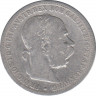 Монета. Австро-Венгерская империя. 1 крона 1893 год. рев.