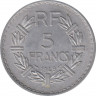  Монета. Франция. 5 франков 1949 год. Монетный двор - Париж. ав.