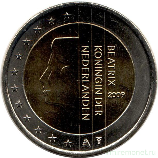Монеты. Нидерланды. Набор евро 8 монет 2009 год. 1, 2, 5, 10, 20, 50 центов, 1, 2 евро.