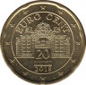 Монета. Австрия. 20 центов 2018. ав.