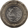 Монета. Мексика. 20 песо 2021 год. 200 лет Независимости. рев.