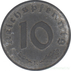 Монета. Германия. Третий Рейх. 10 рейхспфеннигов 1940 год. Монетный двор - Мюльденхаттен (E).