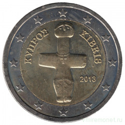 Монеты. Кипр. Набор евро 8 монет 2013 год. 1, 2, 5, 10, 20, 50 центов, 1, 2 евро.