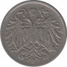 Монета. Австро-Венгерская империя. 10 геллеров 1909 год. рев.