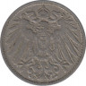 Монета. Германия (Германская империя 1871-1922). 10 пфеннигов 1902 год. (F). рев.