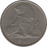 Монета. Бельгия. 1 франк 1940 год. BELGIE-BELGIQUE. ав.