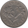 Монета. Бермудские острова. 10 центов 1978 год. ав.