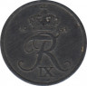 Монета. Дания. 1 эре 1951 год. ав.