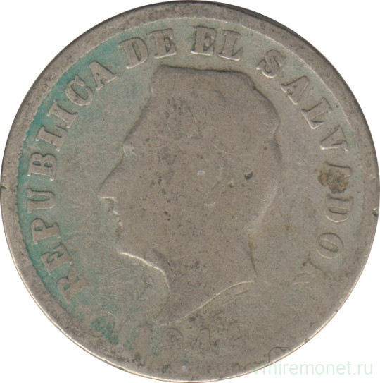 Монета. Сальвадор. 5 сентаво 1944 год.