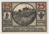 Бона. Нотгельд. Германия. Город Дорнбург. 25 пфеннигов 1921 год. Реверс 2. Вариант 281.1.2.2. ав.