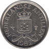 Монета. Нидерландские Антильские острова. 10 центов 1982 год. ав.