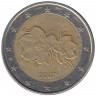 Монета. Финляндия. 2 евро 2007 год.