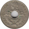 Монета. Французский Индокитай. 5 сантимов 1939 год. рев.