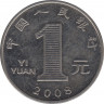 Монета. Китай. 1 юань 2008 год. ав.