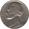 Монета. США. 5 центов 1983 год. Монетный двор P. ав.