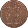 Монета. Южно-Африканская республика. 2 цента 1999 год. ав.