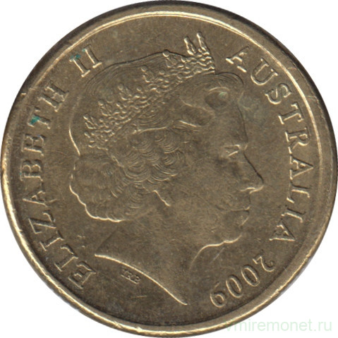 Монета. Австралия. 2 доллара 2009 год.