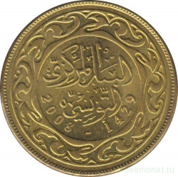 Монета. Тунис. 10 миллимов 2008 год.