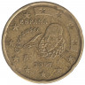 Монета. Испания. 20 центов 2007 год.  Монета. Испания. 20 центов 2007 год.