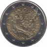 Монета. Финляндия. 2 евро 2005 год. 50 лет членства Финляндии в ООН. ав.