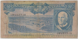 Банкнота. Ангола. 50 эскудо 1962 год. Тип 93.