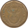 Монета. Южно-Африканская республика (ЮАР). 50 центов 2014 год. ав.