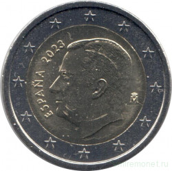 Монеты. Испания. Набор евро 8 монет 2023 год. 1, 2, 5, 10, 20, 50 центов, 1, 2 евро.