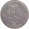Монета. Бельгия. 100 франков 1949 год. BELGIE. Монетное отношение аверс/реверс.