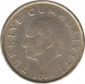 Монета. Турция. 50 000 лир 2000 год. ав.