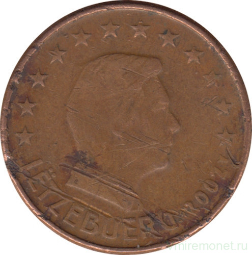 Монета. Люксембург. 5 центов 2002 год.