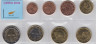 Монеты. Кипр. Набор евро 8 монет 2009 год. 1, 2, 5, 10, 20, 50 центов, 1, 2 евро. ав.