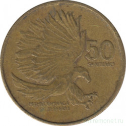 Монета. Филиппины. 50 сентимо 1992 год.