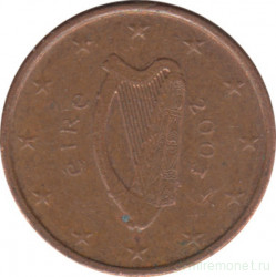 Монета. Ирландия. 1 цент 2003 год.