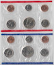 Монета. США. Годовой набор 1992 год. Монетные дворы P и D. ав.