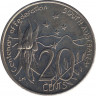Монета. Австралия. 20 центов 2001 год. Столетие конфедерации. Южная Австралия. ав.