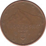 Монета. Словакия. 1 цент 2009 год. ав.